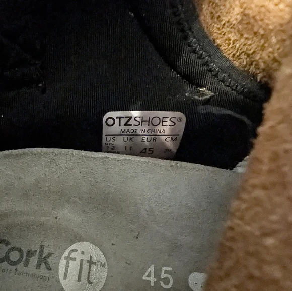 OTZ Brogan Vibram Leather Boots Brown Mens EU 45 US Size 12 (Fits Like a US 11) - Picture 6 of 6